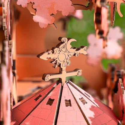 Robotime Sakura Tree House DIY Wooden 3D Puzzle