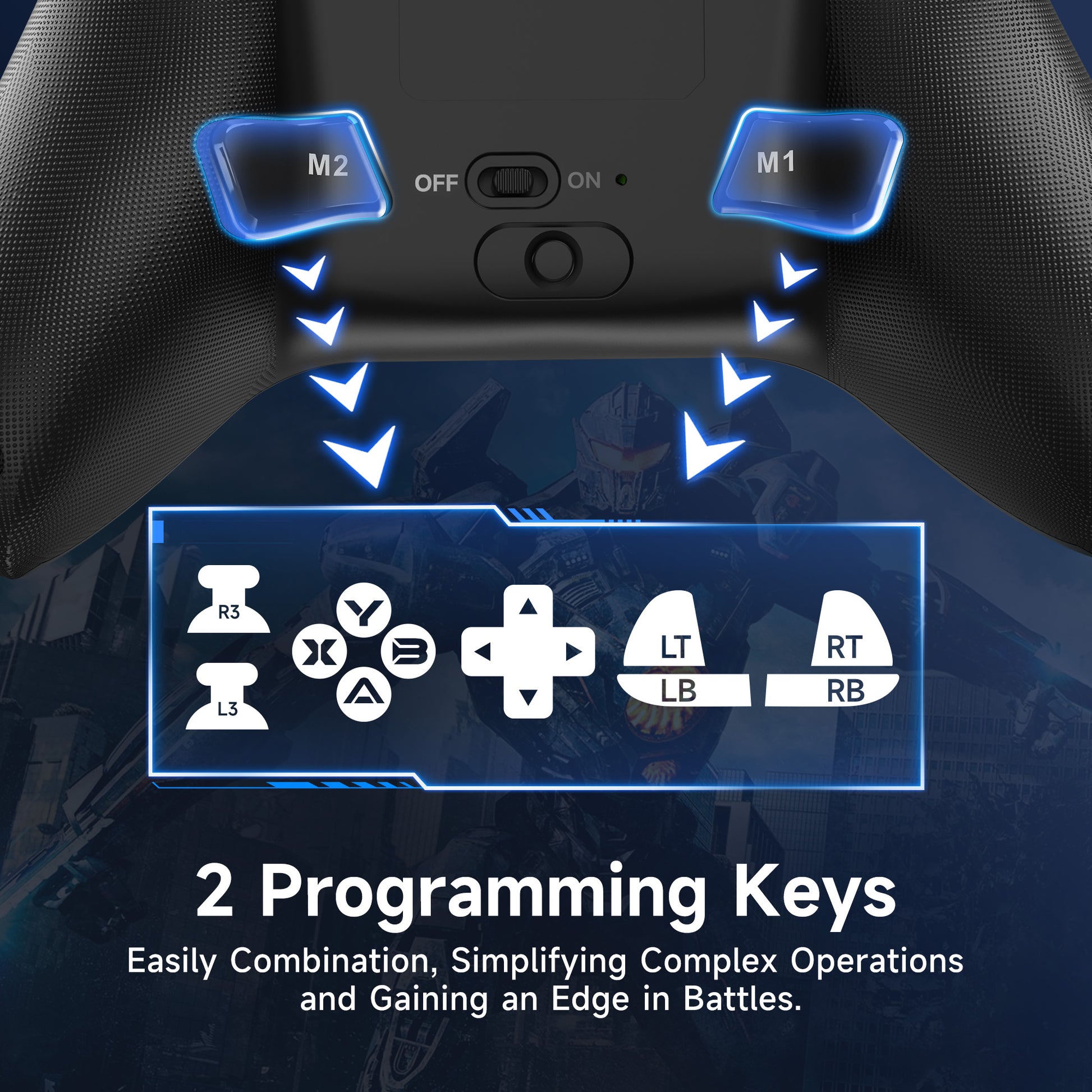 EasySMX X15 RGB Controller – Hall Effect Joystick & Trigger for Windows / Steam / Switch Starfield