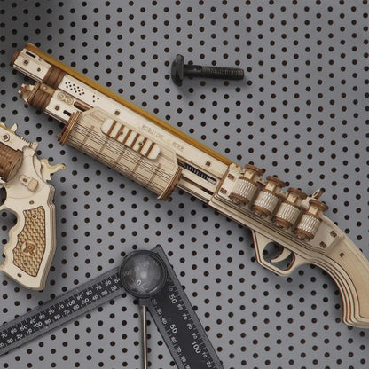Robotime Terminator M870 Justice Guard Gun 3D DIY Puzzle