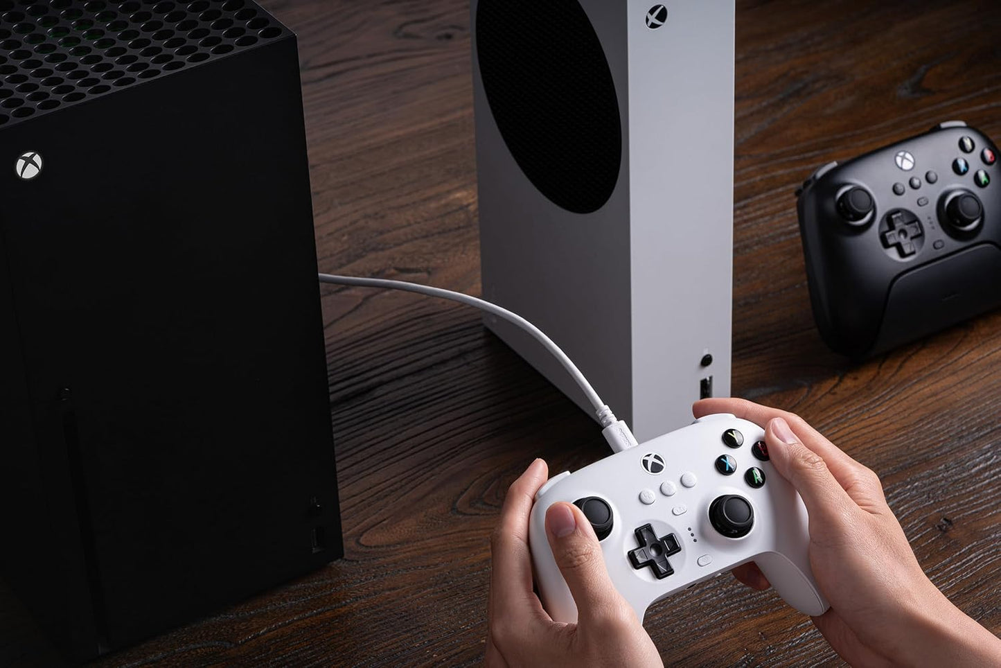 8BitDo Ultimate 3-mode Wired Controller for Xbox With Hall Effect White