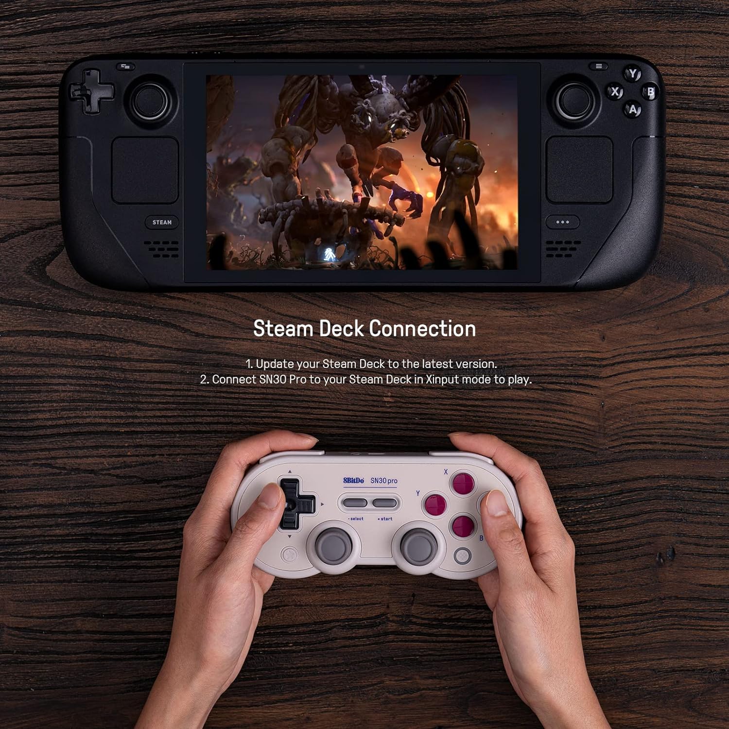 Bluetooth Gamepad Sn30 Pro Plus Connect To Pc Motion Controls