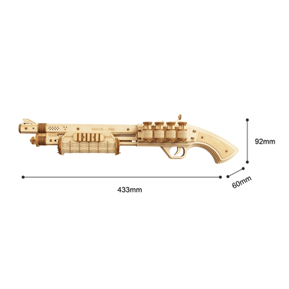 Robotime Terminator M870 Justice Guard Gun 3D DIY Puzzle