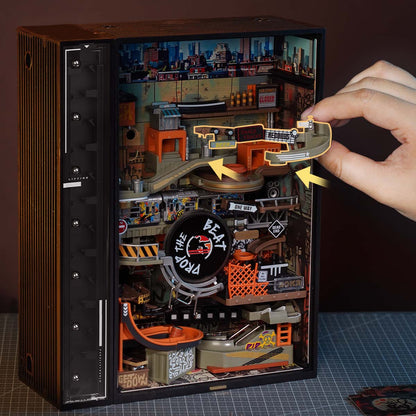 Robotime Hip-Hop Street Marble Run Mechanical 3D Puzzle