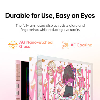 XPPen Artist 12 3rd Gen Display Graphics Drawing Tablet & Stylus Pink
