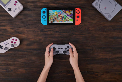 8BitDo SN30 Pro Bluetooth Controller Hall Effect Joystick Gray