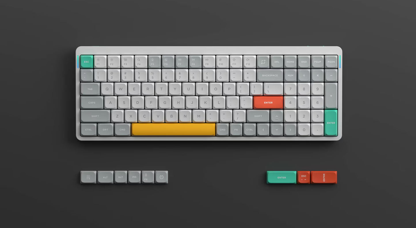 Nuphy Air96 V2 Low-Profile Cowberry Switches Mechanical Keyboard Ionic White
