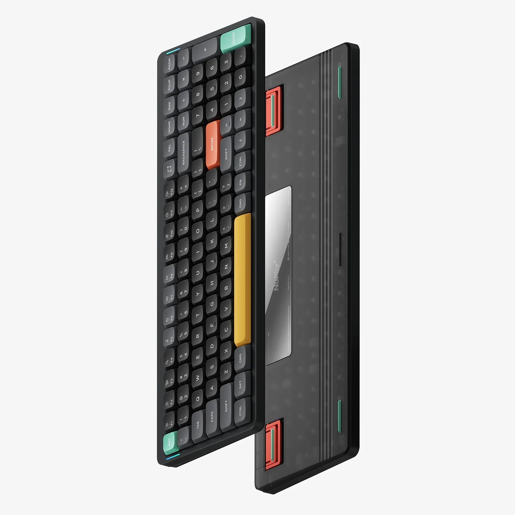 Nuphy Air96 V2 Low-Profile Cowberry Switches Mechanical Keyboard Basalt Black