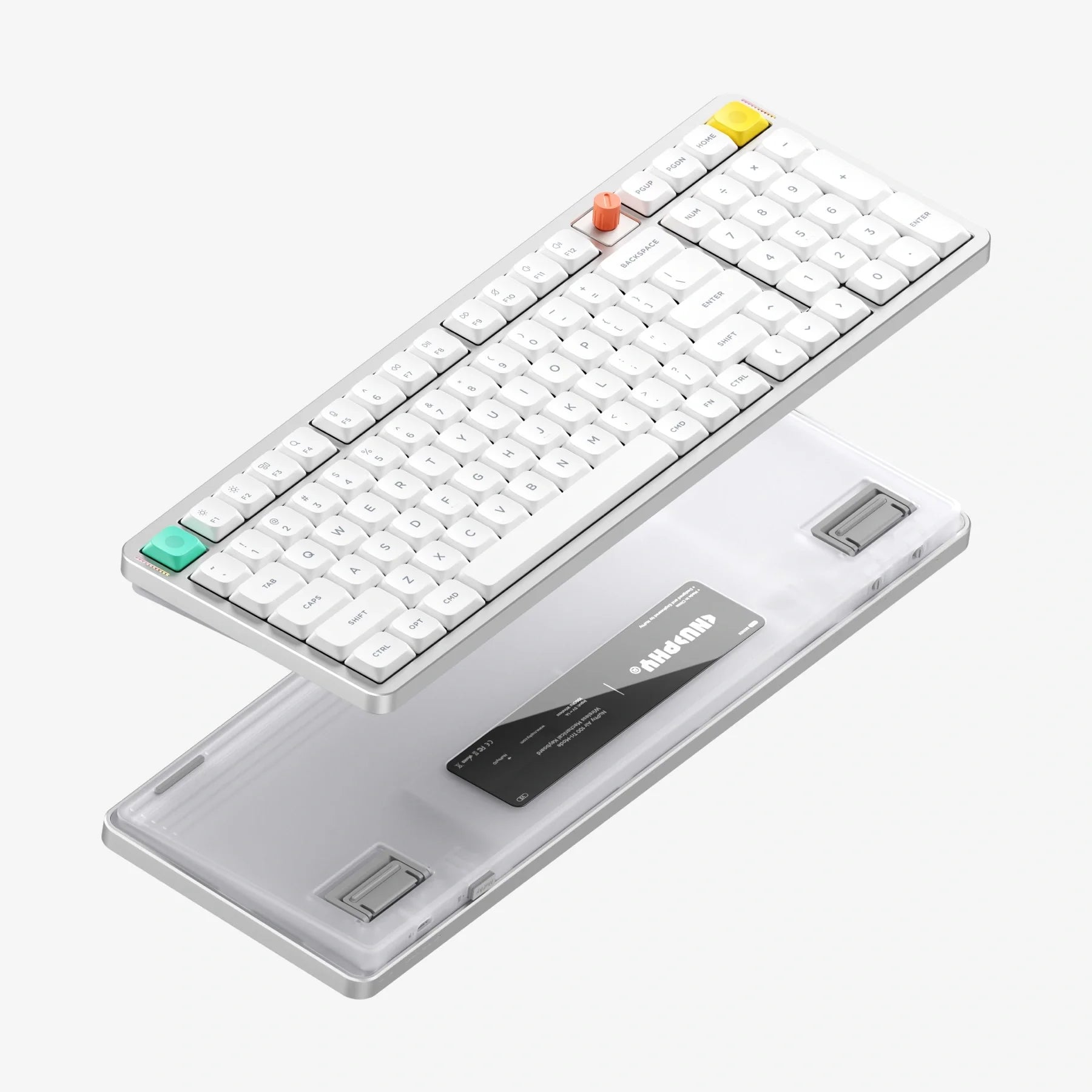 Nuphy Air100 V3 Low Profile Mechanical Keyboard Nova White
