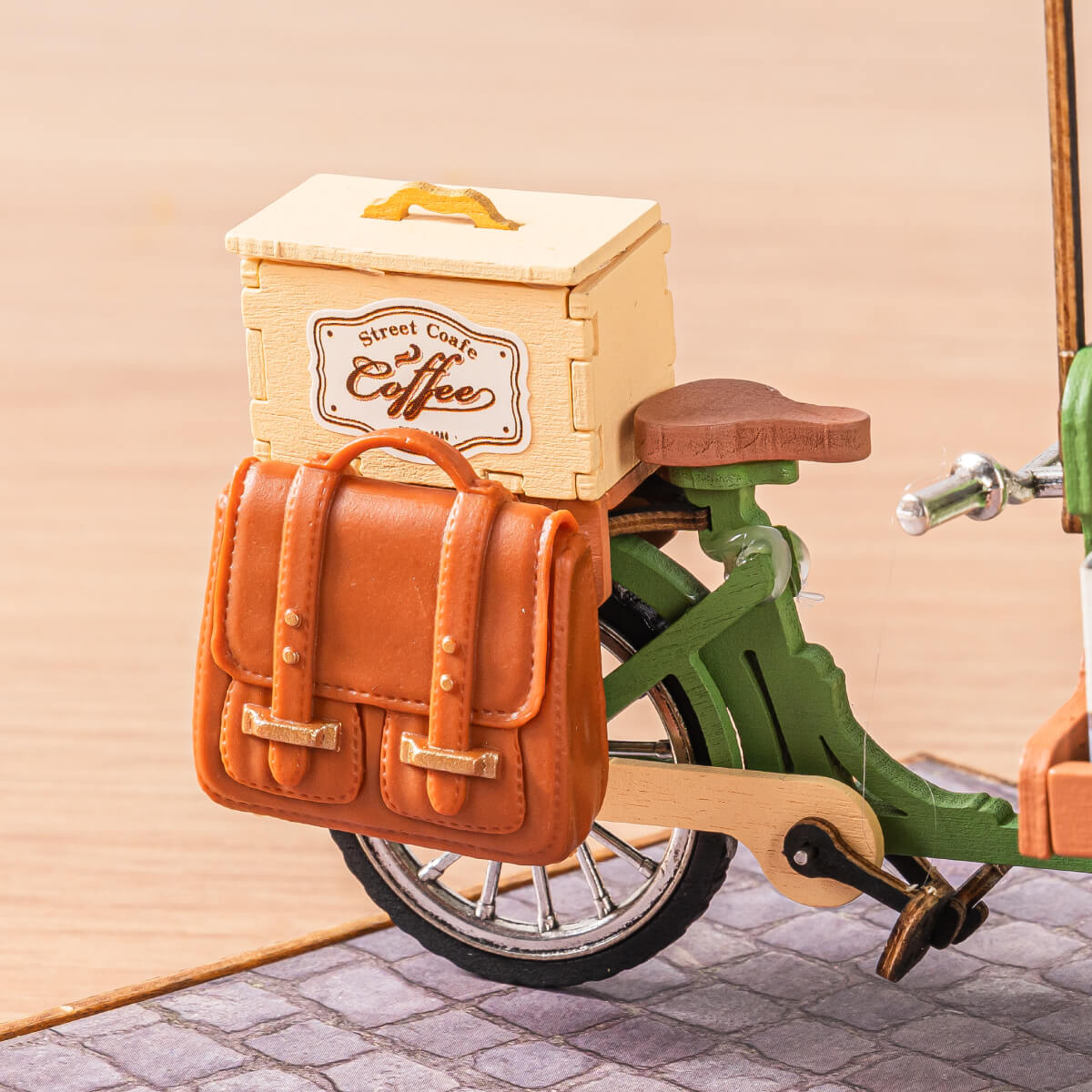 Robotime Aromatic Coffee Cart DIY Miniature 3D House