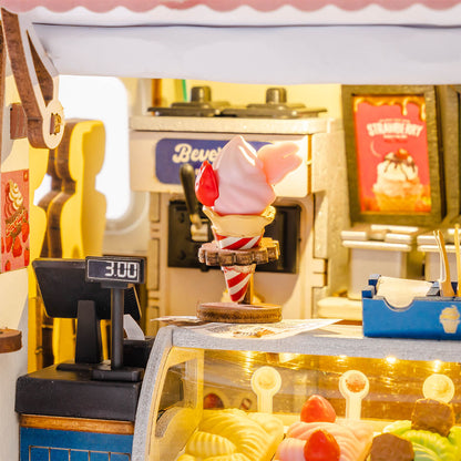 Robotime Beverly's Ice Cream Truck 3D DIY Wooden Puzzle