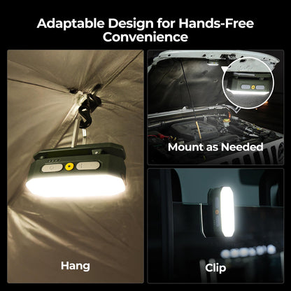 BougeRV Motion-Activated Camping LED Lantern Light with Magnetic Base