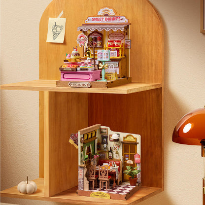 Robotime Champs-Élysées Bistro DIY Miniature House