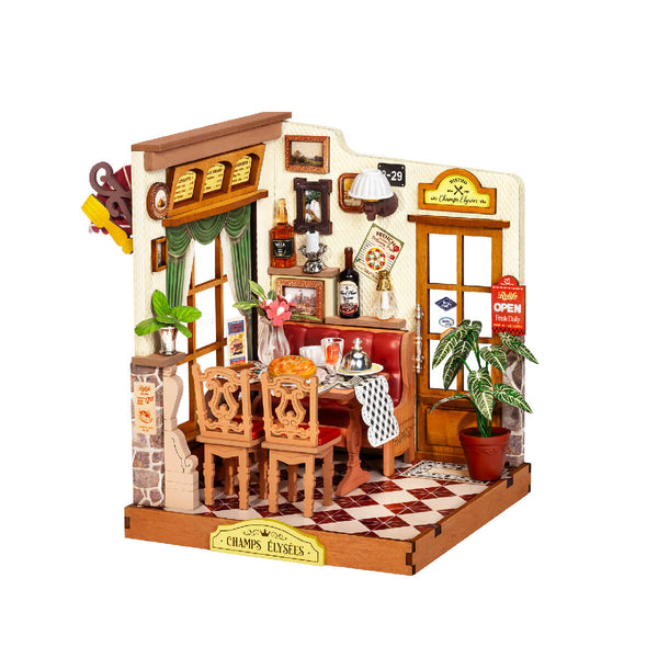 Robotime Champs-Élysées Bistro DIY Miniature House