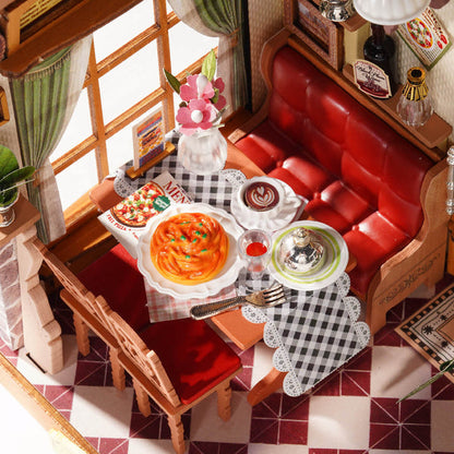 Robotime Champs-Élysées Bistro DIY Miniature House