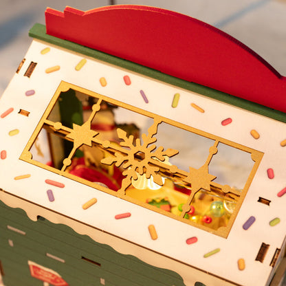 Robotime Christmas Candy Stand DIY Miniature House