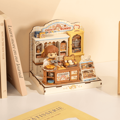 Robotime Cookii Bunny's Cookie Shop DIY Miniature 3D House