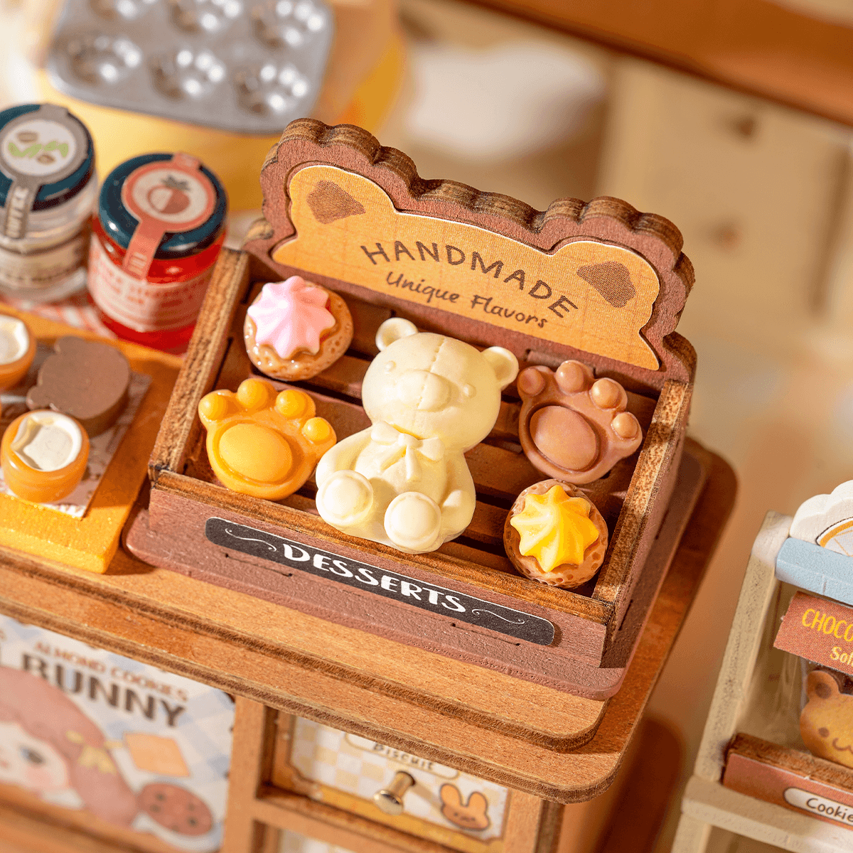 Robotime Cookii Bunny's Cookie Shop DIY Miniature 3D House
