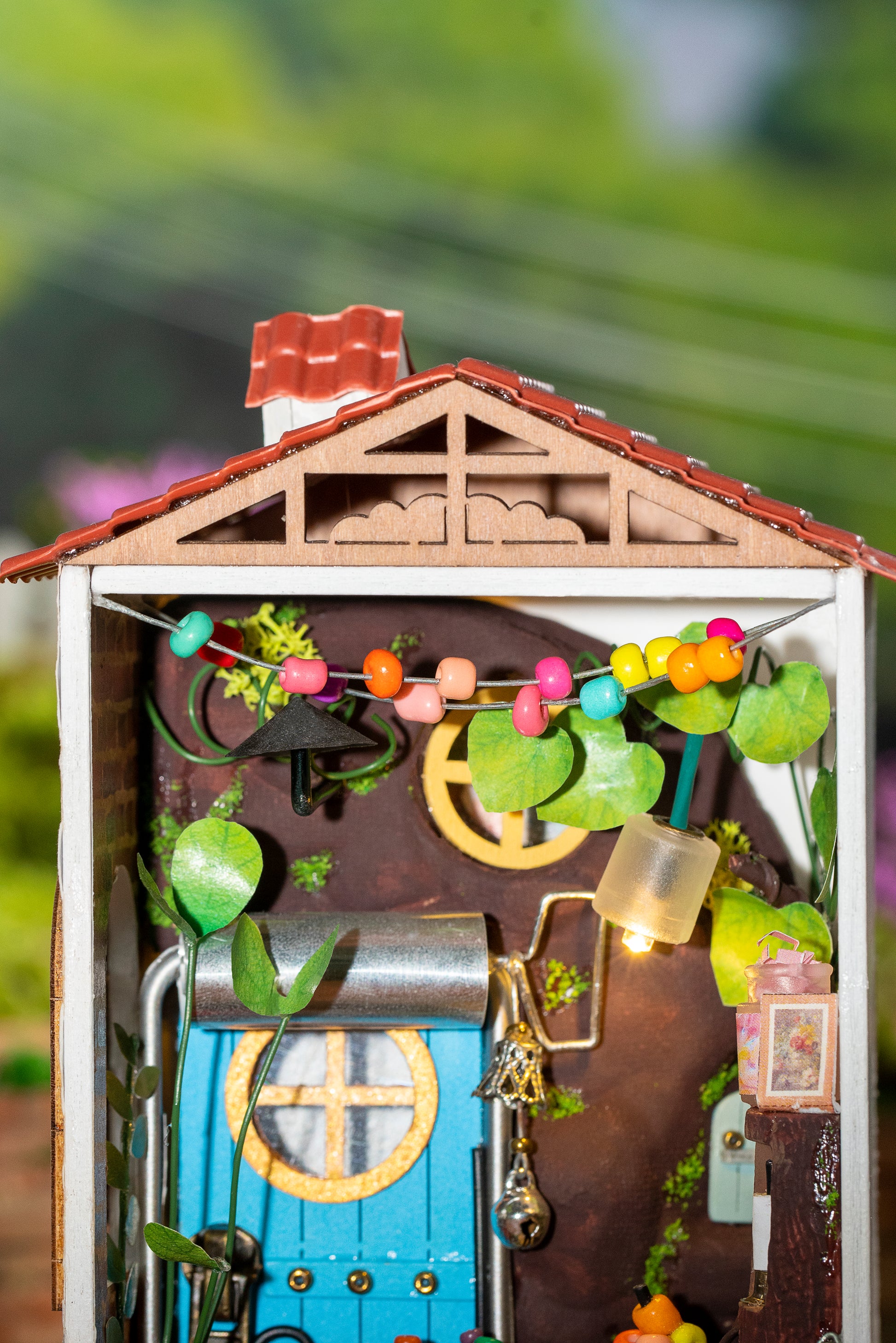 Robotime Mini Town Series Borrowed Garden DIY Miniature Dollhouse Kit