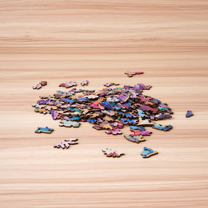 Robotime Mystic Mandala Flower Wooden Jigsaw Puzzle