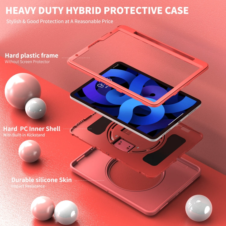 Rugged Shockproof Cover With Stand iPad Air 10.9 inch 2020 Coral