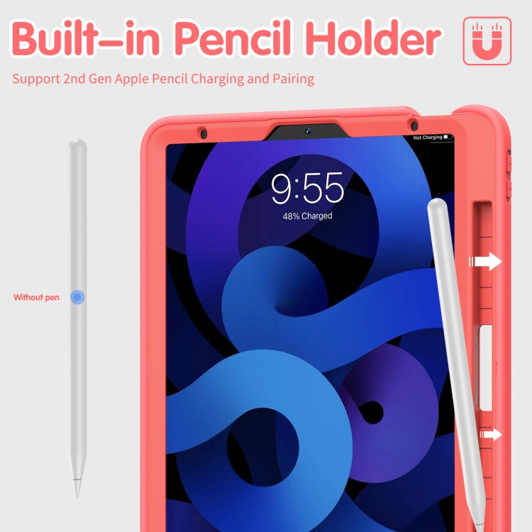 Rugged Shockproof Cover With Stand iPad Air 10.9 inch 2020 Coral