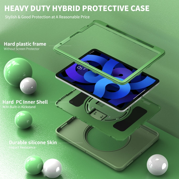 Rugged Shockproof Cover With Stand iPad Air 10.9 inch 2020 Green