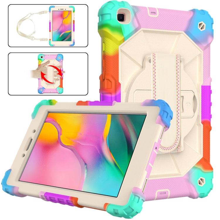 Shockproof Cover With Stand & Hand & Shoulder Strap Galaxy Tab A8 2019 T295 Candy