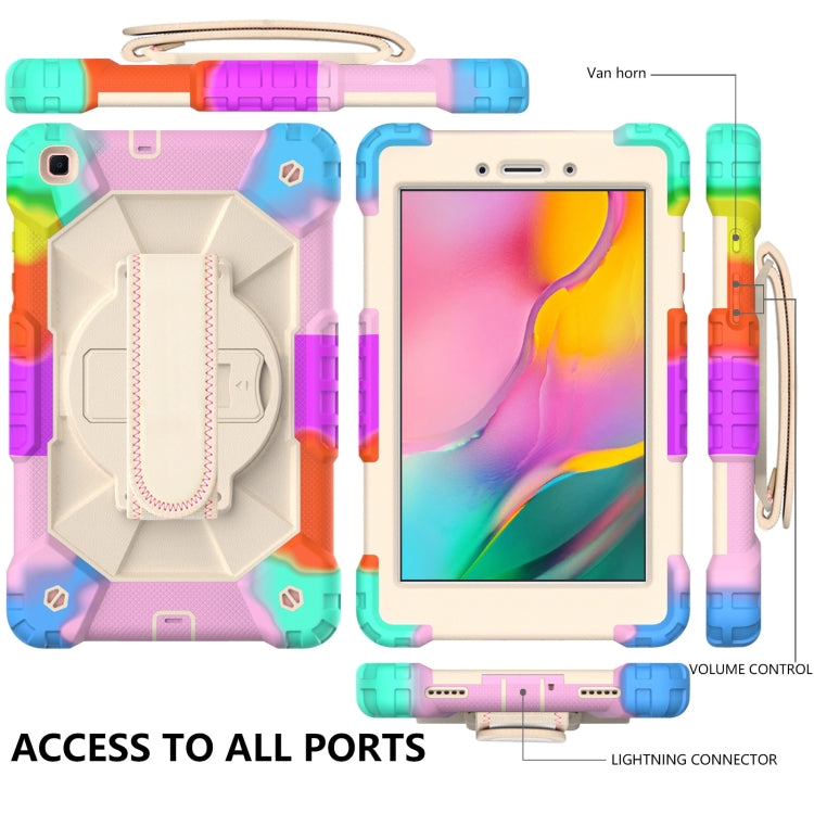 Shockproof Cover With Stand & Hand & Shoulder Strap Galaxy Tab A8 2019 T295 Candy