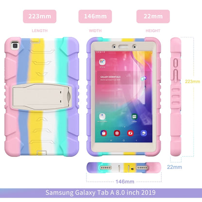 Shockproof Cover With Stand & Hand & Shoulder Strap Galaxy Tab A8 2019 T290 Candy