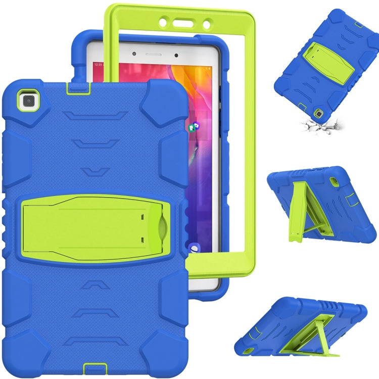 Shockproof Cover With Stand & Hand & Shoulder Strap Galaxy Tab A8 2019 T290 Blue