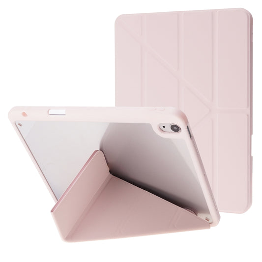 Origami Flip Cover & Stand For Apple iPad Air 10.9 inch 4th Gen & 5th Gen Pink