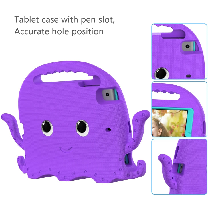 Kids Shockproof Cover For iPad 9.7 2017 / 2018 / Air 1 / Air 2 / Pro 1st Gen Purple