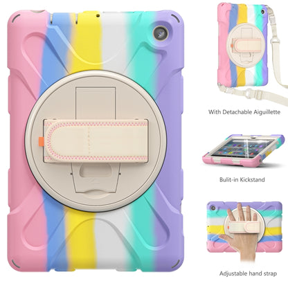 Shockproof Cover With Stand & Hand & Shoulder Strap for Amazon Fire 7 2022 Candy