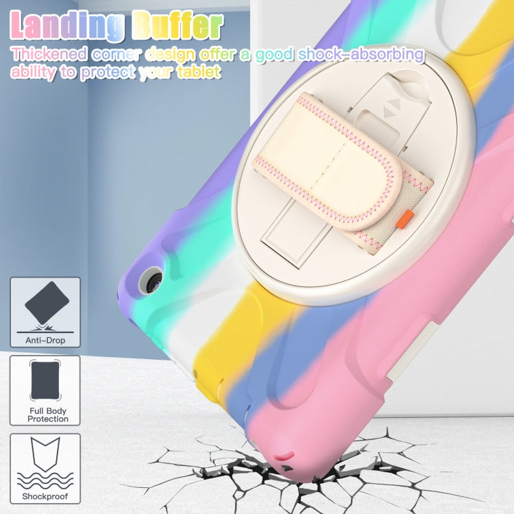 Shockproof Cover With Stand & Hand & Shoulder Strap for Amazon Fire 7 2022 Candy