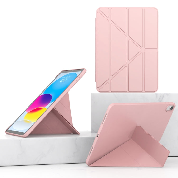 Apple iPad 10th Gen 2022 10.9 inch Origami Flip Cover & Stand Pink