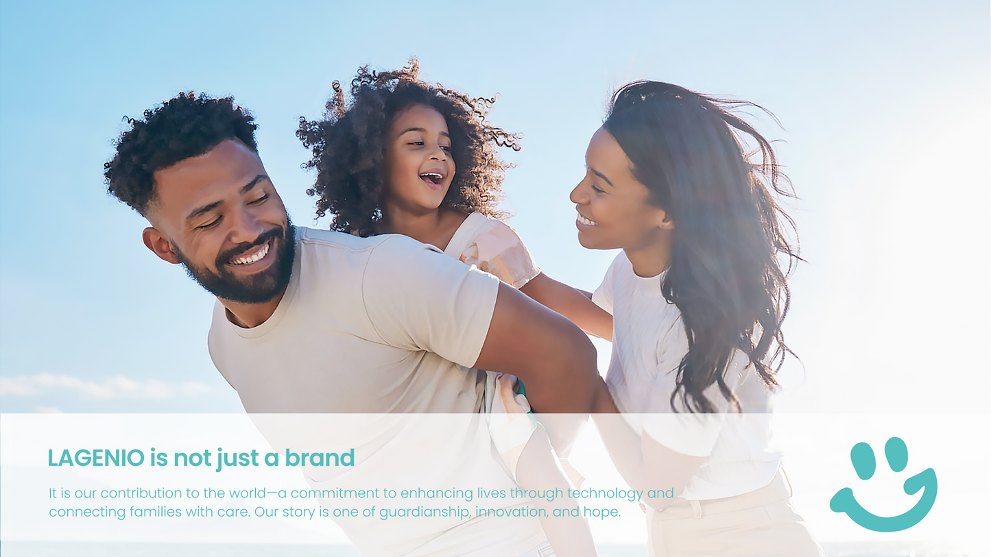 LAGENIO K10 Kids Phone Smart Watch & GPS Tracker With Parental Control App - Black