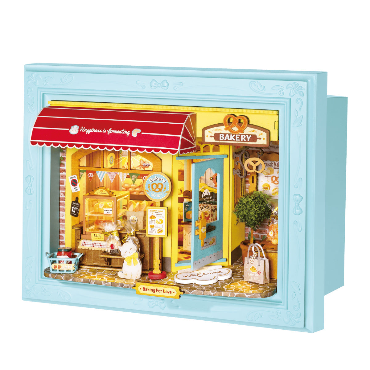 Robotime Fluffy Cat Bakery 3D Wooden Puzzle