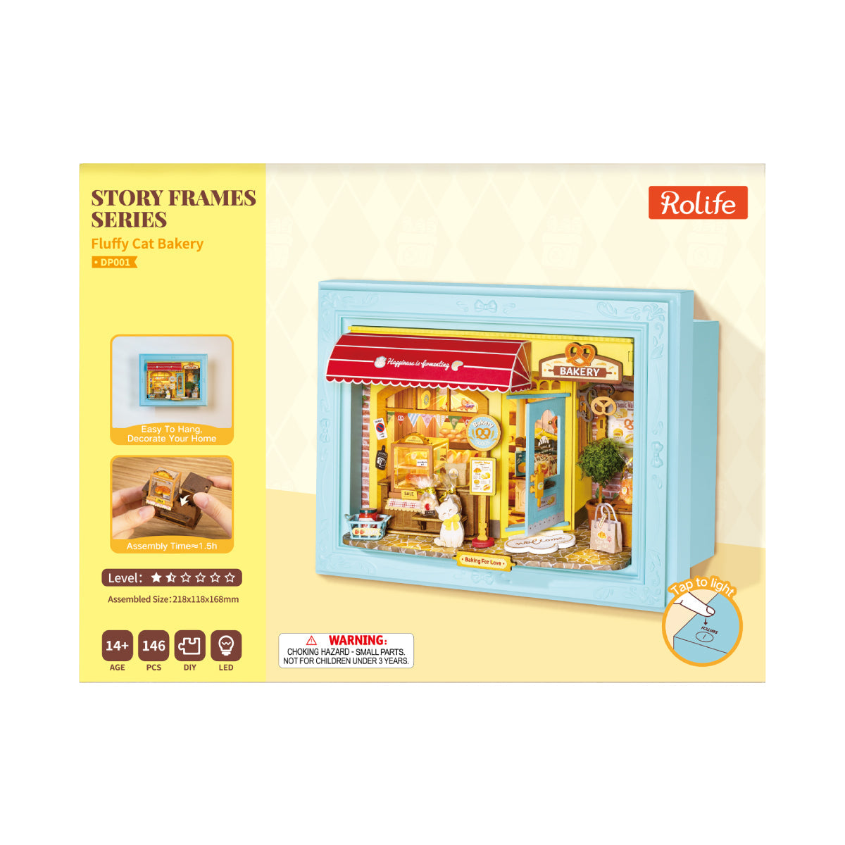 Robotime Fluffy Cat Bakery 3D Wooden Puzzle