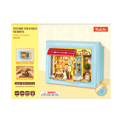 Robotime Fluffy Cat Bakery 3D Wooden Puzzle