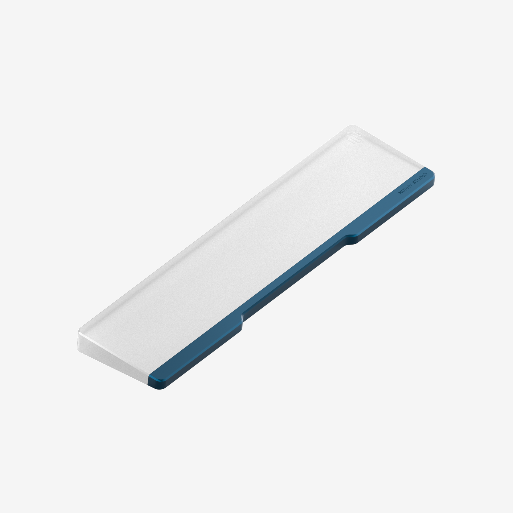 Nuphy Twotone Wrist Rest for Halo75 V2 Keyboard Glaze Blue