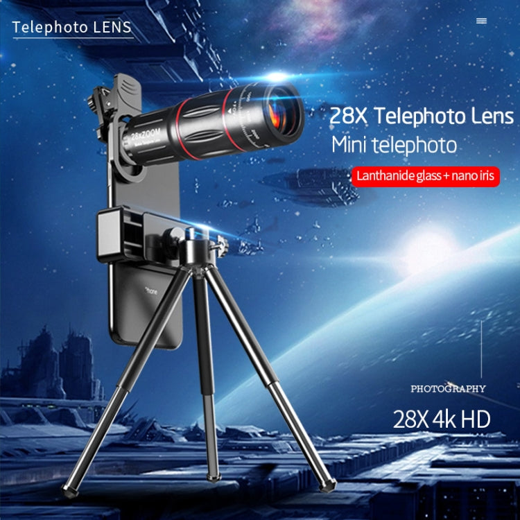 28X HD Mobile Phone Telephoto Camera Lens Telescope