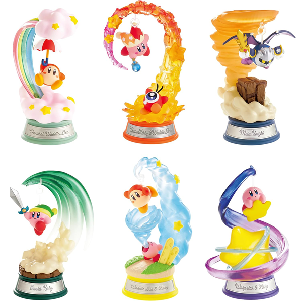 Swing Kirby Figurine Collectables - Complete Set Of 6