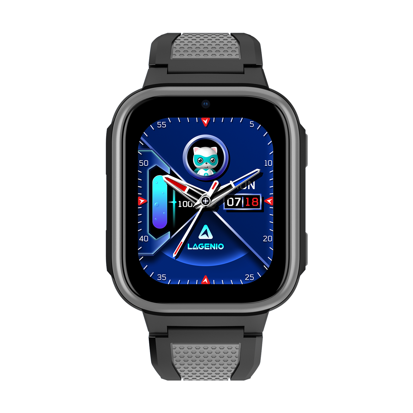 LAGENIO K10 Kids Phone Smart Watch & GPS Tracker With Parental Control App - Black