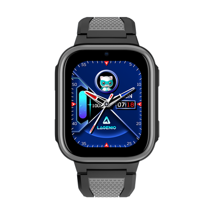 LAGENIO K10 Kids Phone Smart Watch & GPS Tracker With Parental Control App - Black