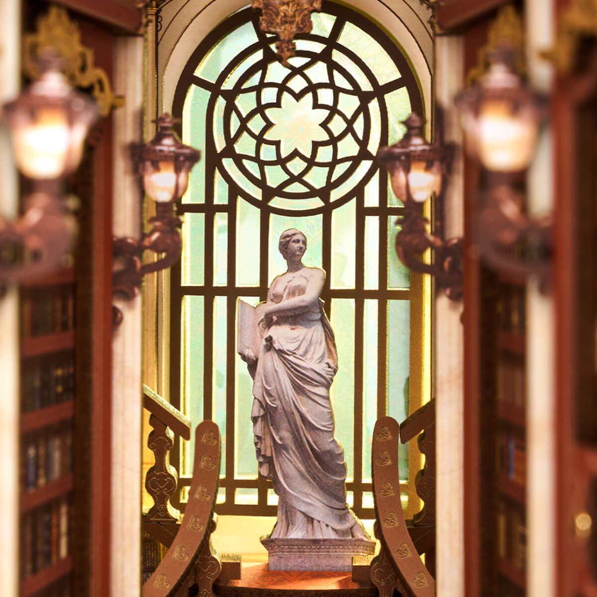 Robotime Library of Wonders DIY Book Nook Shelf Insert 3D House