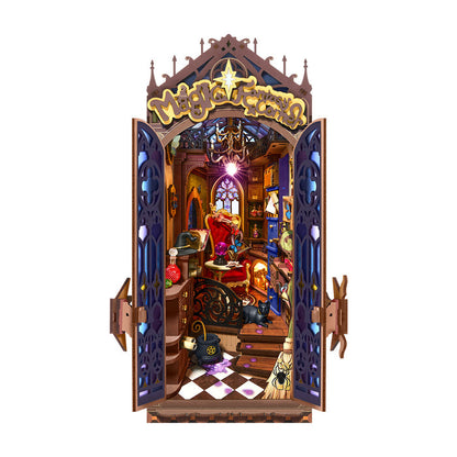 Robotime Magic Fantasy Corner DIY Book Nook Shelf Insert 3D House