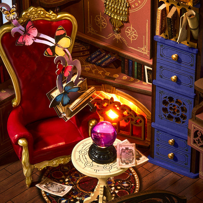 Robotime Magic Fantasy Corner DIY Book Nook Shelf Insert 3D House