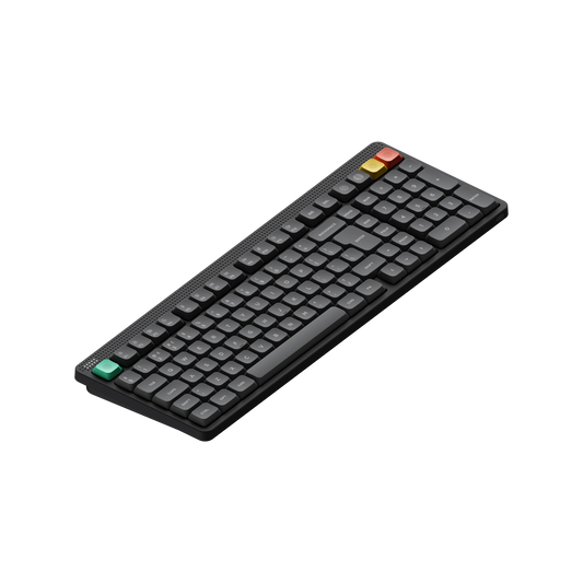 NuPhy Node 100 Low Profile Wireless Mechanical Keyboard Ink Gray Brown Nano Switches