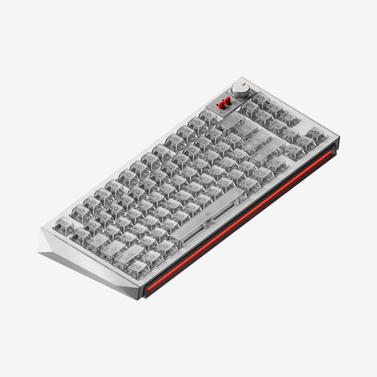 NuPhy WH80 HE Wireless 8K Tri-Mode Magnetic Gaming Keyboard Nova White