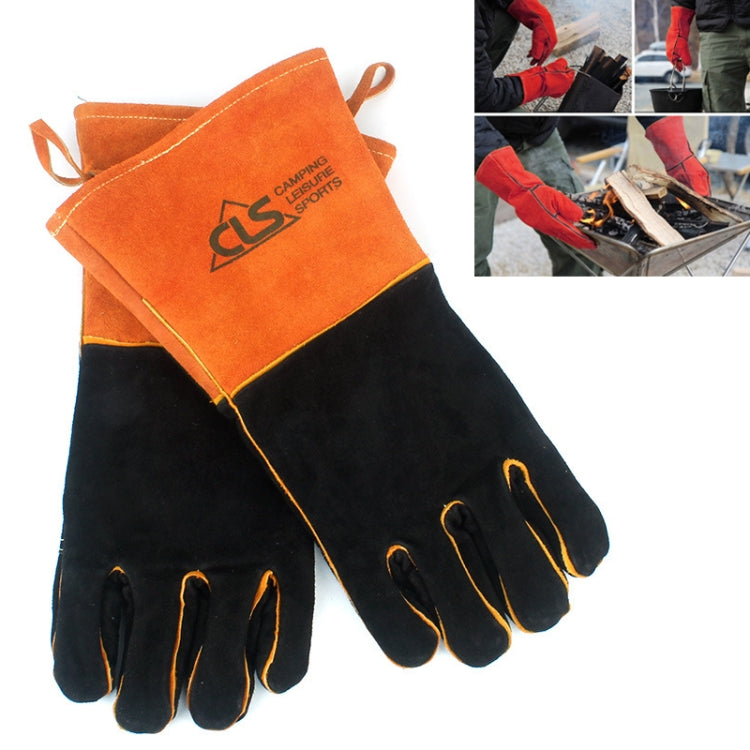 Unisex Heat Resistant Leather Braai Gloves Set